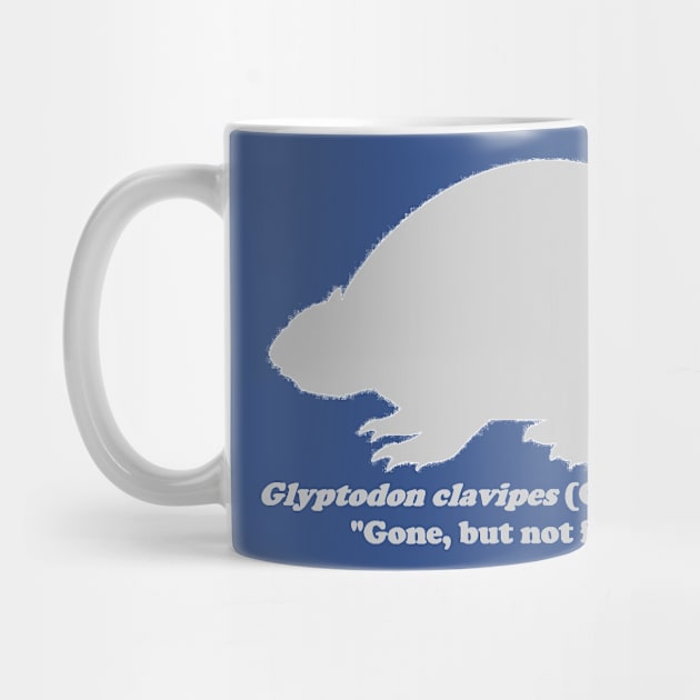*Back Design* Glyptodon clavipes (Giant Armadillo) Light Print by dabblersoutpost